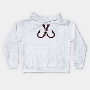 Bite Me Hooks Kids Hoodie